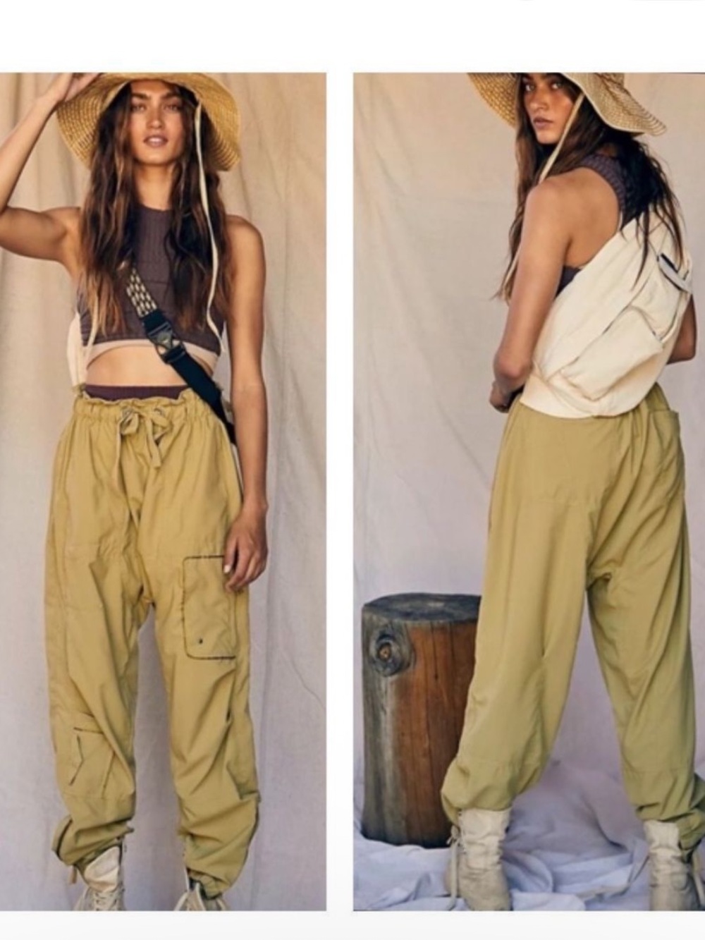 Free People Movement Spring Trekker Cargo Jogger Pants Size: M - Picture 2 of 14